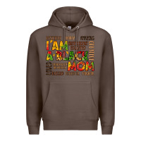 Coffee i am a black mom Premium Hoodie - LillyAllenDesigns