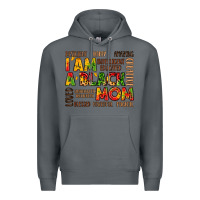 Rock i am a black mom Premium Hoodie - LillyAllenDesigns
