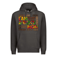 Smoke i am a black mom Premium Hoodie - LillyAllenDesigns