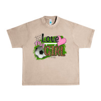 French Oak love my girl soccer Urban Heavy Tee - HRA Design Shop