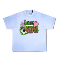 Grape Ice love my girl soccer Urban Heavy Tee - HRA Design Shop