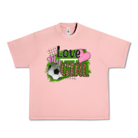 Salmon love my girl soccer Urban Heavy Tee - HRA Design Shop