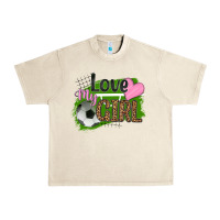 Sandshell love my girl soccer Urban Heavy Tee - HRA Design Shop