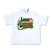 White love my girl soccer Urban Heavy Tee - HRA Design Shop