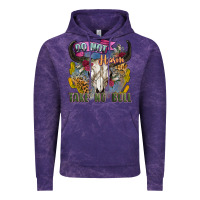 Cloud Purple do not harm take no bull cow skull Vintage Hoodie - Zillion Design Studio