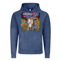 Vintage Denim do not harm take no bull cow skull Vintage Hoodie - Zillion Design Studio