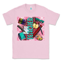 Bubblegum Pink teacher Classic Tee - AdoDesignShop