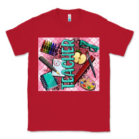 Red teacher Classic Tee - AdoDesignShop