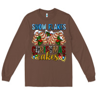 Chestnut snow flakes christmas cakes ado Long Sleeve Tee - AdoDesignShop