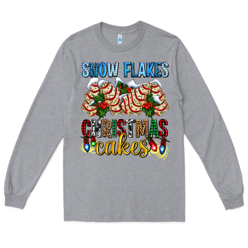 Snow Flakes Christmas Cakes Ado Long Sleeve Tee by AdoDesignShop | Teevron