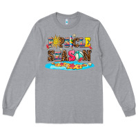Heather Grey popsicle season Long Sleeve Tee - AdoDesignShop