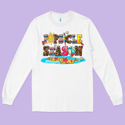 Popsicle Season Long Sleeve Tee Designed By Adodesignshop