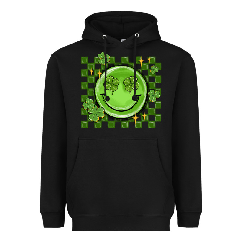 Checkered St. Patrick's Day Heavyweight Hoodie by MaliasSmallBusiness | Teevron