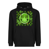 Black checkered st. patrick's day Heavyweight Hoodie - MaliasSmallBusiness