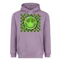 Lavender checkered st. patrick's day Heavyweight Hoodie - MaliasSmallBusiness