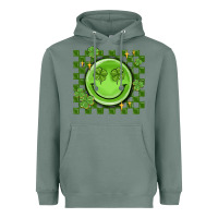 Sage checkered st. patrick's day Heavyweight Hoodie - MaliasSmallBusiness