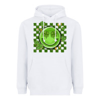 White checkered st. patrick's day Heavyweight Hoodie - MaliasSmallBusiness