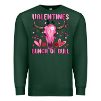Sports Green valentines is a bunch of bull Premium Sweatshirt - MaliasSmallBusiness