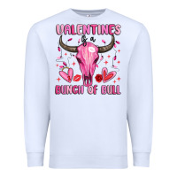 White valentines is a bunch of bull Premium Sweatshirt - MaliasSmallBusiness