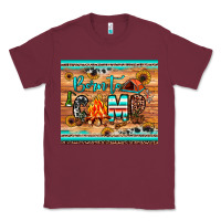 Burgundy born to camp Classic Tee - JahusDesignShop