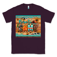 Plum born to camp Classic Tee - JahusDesignShop