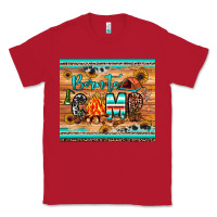 Red born to camp Classic Tee - JahusDesignShop