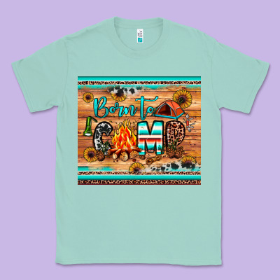 Born To Camp Classic Tee Designed By Jahusdesignshop