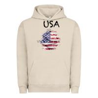 Pigment French Oak USA Urban Hoodie - Bettercallsaul