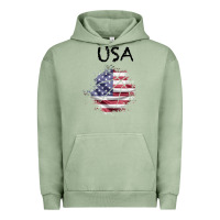 Pigment Oil Green USA Urban Hoodie - Bettercallsaul