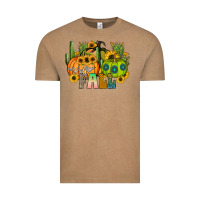 Vintage Coffee hello fall Vintage Tee - CowhideDigitalArt
