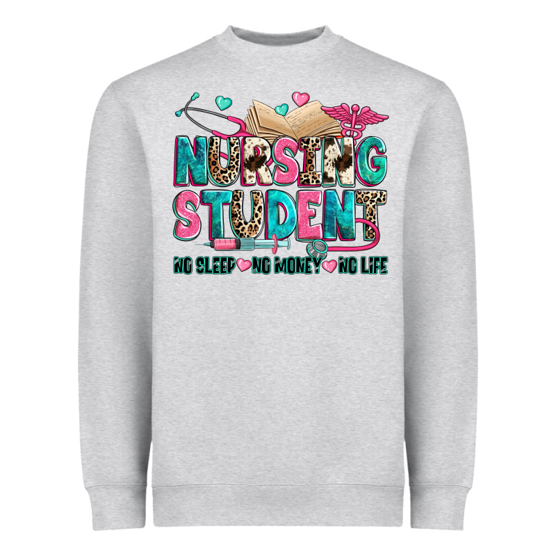 Nursing Student Heavyweight Sweatshirt by Zillion Design Studio | Teevron