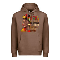 Chestnut i am black history Premium Hoodie - LillyAllenDesigns