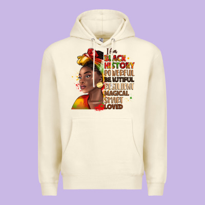 I Am Black History Premium Hoodie Designed By Lillyallendesigns