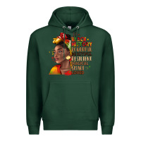 Sports Green i am black history Premium Hoodie - LillyAllenDesigns