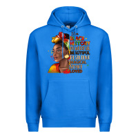 True Royal i am black history Premium Hoodie - LillyAllenDesigns