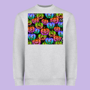 Halloween Pumpkins Heavyweight Sweatshirt Designed By Texasbilliewilder