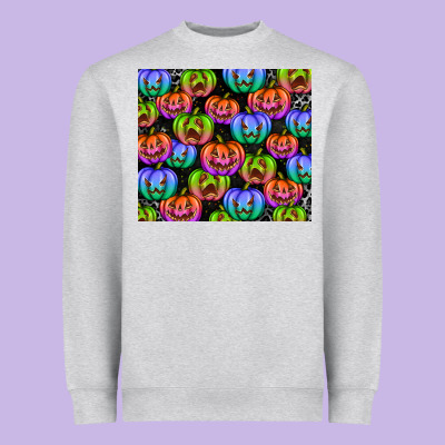 Halloween Pumpkins Heavyweight Sweatshirt Designed By Texasbilliewilder