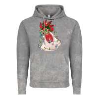 Cloud Rock christmas rooster with lights Vintage Hoodie - RanaPortraitStore