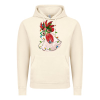 Vintage Artic christmas rooster with lights Vintage Hoodie - RanaPortraitStore