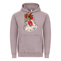 Vintage Zinc christmas rooster with lights Vintage Hoodie - RanaPortraitStore