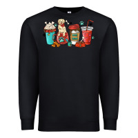 Black dog mama golden retriever Premium Sweatshirt - MaliasSmallBusiness