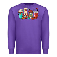 Purple dog mama golden retriever Premium Sweatshirt - MaliasSmallBusiness