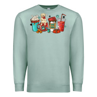 Seafoam dog mama golden retriever Premium Sweatshirt - MaliasSmallBusiness