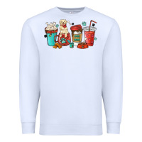 White dog mama golden retriever Premium Sweatshirt - MaliasSmallBusiness