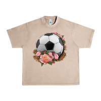 French Oak western soccer with roses Urban Heavy Tee - HRA Design Shop