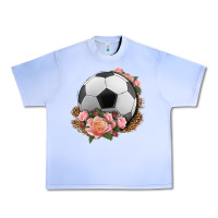 Grape Ice western soccer with roses Urban Heavy Tee - HRA Design Shop