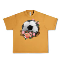 Peanut Butter western soccer with roses Urban Heavy Tee - HRA Design Shop