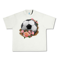 Pistachio western soccer with roses Urban Heavy Tee - HRA Design Shop