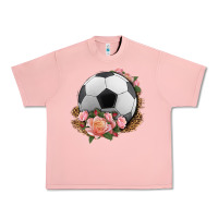 Salmon western soccer with roses Urban Heavy Tee - HRA Design Shop