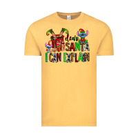 Vintage Mustard cup of chocolate and  with christmas stitch elf Vintage Tee - AdoDesignShop